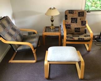 Bentwood chairs set