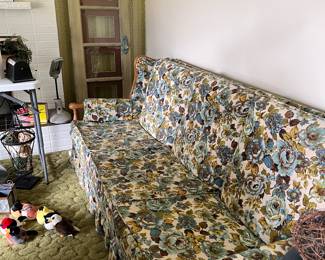 Antique door for photos. Vintage couch. 