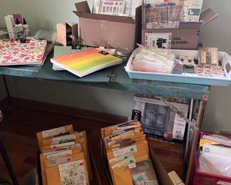 Scrapbooking and card making supplies