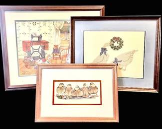 Vintage Framed Decor