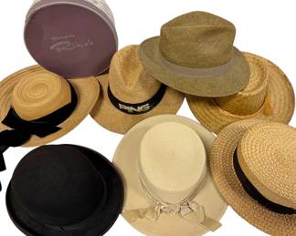8 Vintage Mens Womens Hats