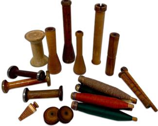 Vintage Wood Bobbins More
