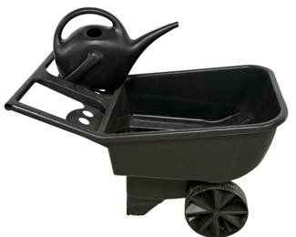 Lawn Garden Cart 4.5cf, 250lb Capacity with Watering Can