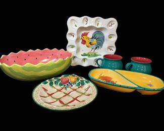 Colorful Serving Dishes