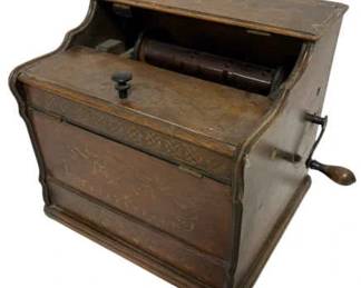 Antique Melodia Mechanical Orguinette Roller Organ Music Box