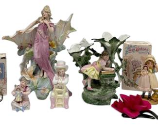 Vintage Figurines Including Hummel Jan Hagara