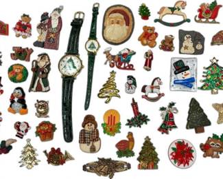 ChristmasThemed Brooches Watches