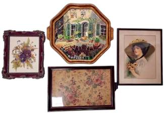Vintage Portrait Of A Lady, Serving Trays, More
