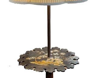 Papier Mache Floor Lamp