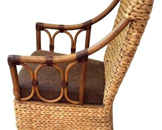Rattan and Bamboo Chair