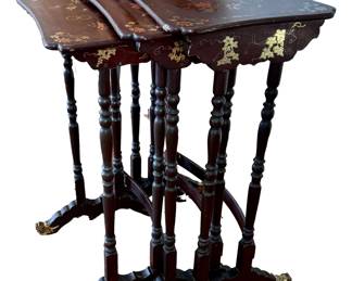 Nesting Gilded tables