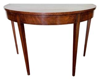 Antique Demilune table