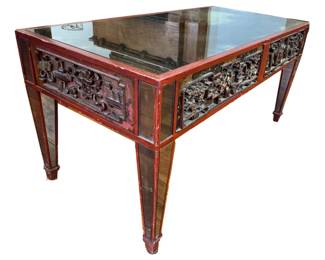 Park Ave Regency Chinoiserie cocktail Table