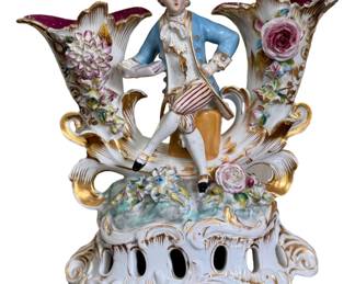 Old Paris porcelain vase