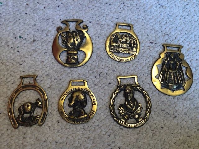 Vintage horse brasses
