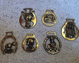 Vintage horse brasses