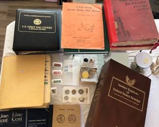 Stamps and coins