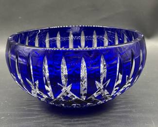 Araglin Prestige by Waterford Cobalt Crystal Bowl