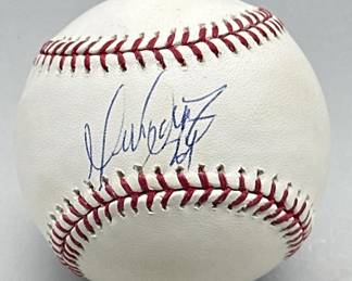 Manny Ramirez Autographed Baseball