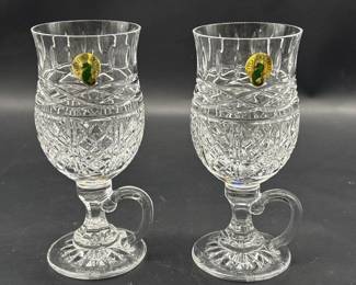 Waterford Crystal Book of Kells Irish Coffee Cups