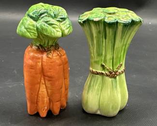 Fitz & Floyd Vegetable Salt & Pepper Shakers