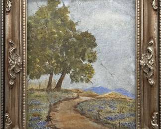 Landscape, Framed Oil Painting on Canvas