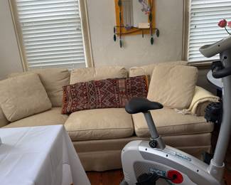 Sofa for sale, very comfortable and neutral in color
Length is 81 “ and 30” deep