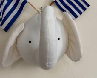 Kids love this elephant, stuck the Greek flags up because I love thinking about how
nice it would be to go back to Greece