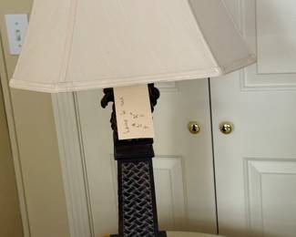 Tall lamp $25.00.  30” talk