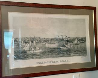 Print Fall River
The frame is a beautiful burled wood
Price is $45.00