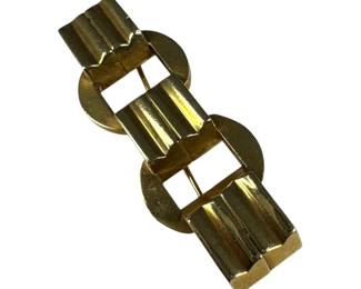 14kt Yellow Gold Link Brooch