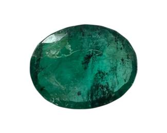 Genuine 1pt98 ct Oval Emerald Gemstone