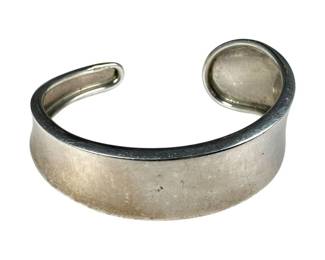 Sterling Silver Wave Cuff Bracelet