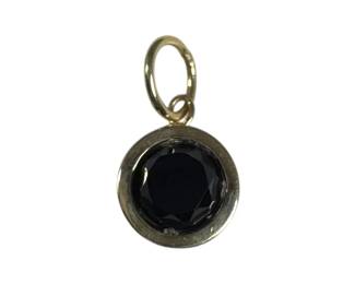 14kt Yellow Gold Onyx Pendant