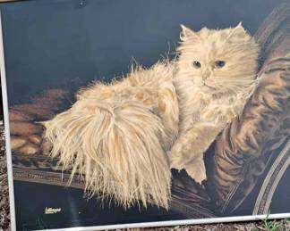 Large Cat painting