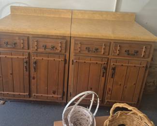 Cool table with cabinet doors