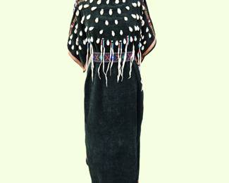 Lot #8 - Native American Plains Tribe Women's Traditional Dress with Cowrie Shells and Detailed Beadwork