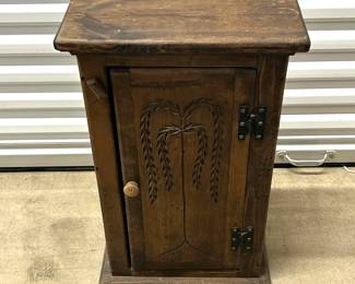Charming Old Habersham Plantation Tobacco Co. Storage Wall Cabinet