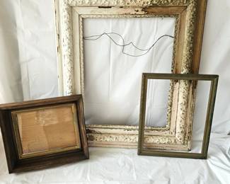 Three Beautiful Antique Picture Frames