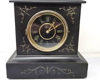 Lot #26 - Antique American Ingraham & Co. Mantle Clock