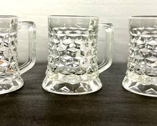 Rare beer mugs in Fostoria "American"