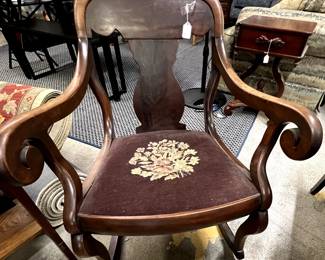 Large antique rocker