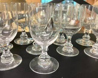 Baccarat water glasses