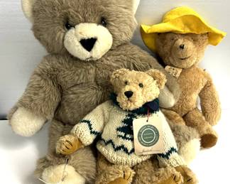 A few collectible bears of many more