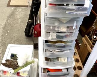 Fishing equipment supplies, golf clubs
