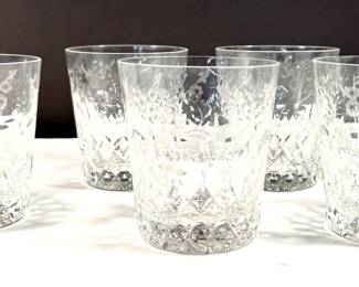 Baccarat sets, marked