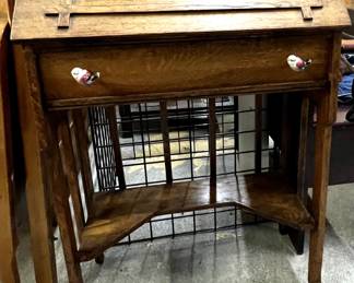 Slant top writing desk