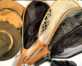 Let's go fishing...hats and nets