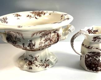 Vintage Mason's ironstone transferware