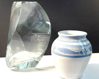 Dansk vase, art pottery